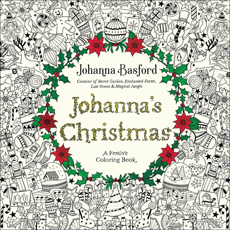 Johanna's Christmas: A Festive Coloring Book for Adults