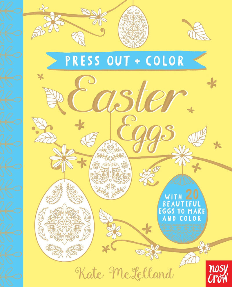 Press Out and Color: Easter Eggs