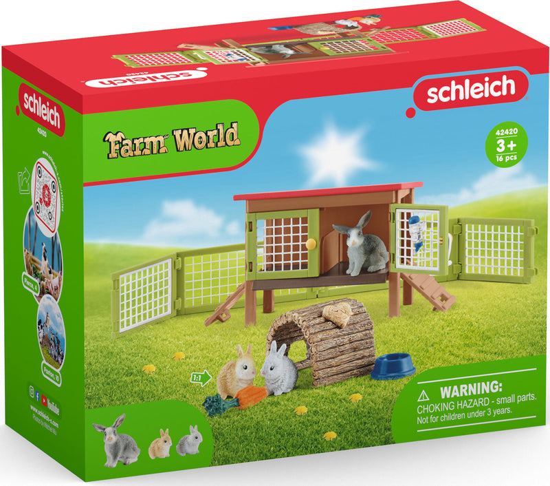 schleich Farm Life Rabbit Hutch