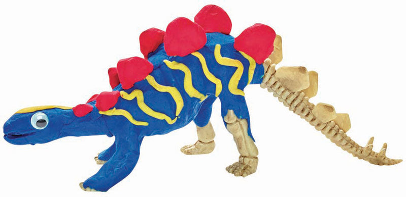 create with clay dinosaurs