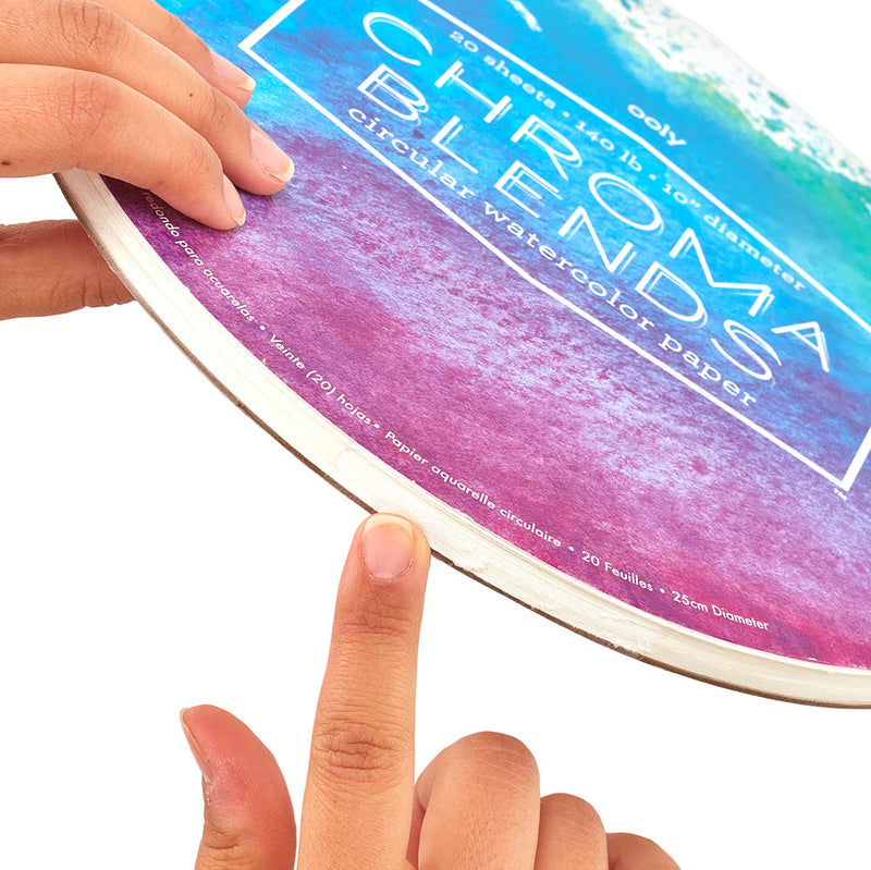 Chroma Blends Circular Watercolor Paper