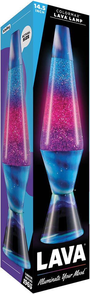 Colormax Northern Lights Glitter Lava Lamp