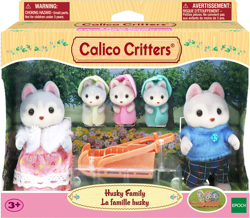 Calico Critters Husky Family