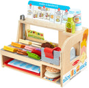 Melissa & Doug Wooden Slice & Stack Sandwich Counter