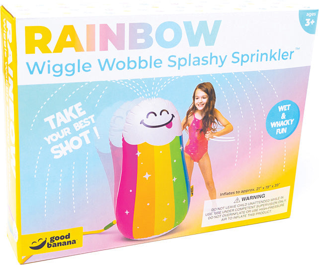 Rainbow Wiggle Wobble Splashy Sprinkler