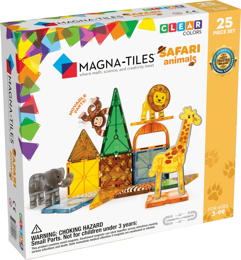 Magna-Tiles Safari Animals 25-Piece Set