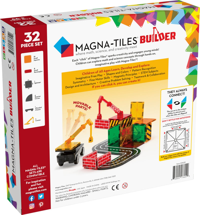 Magna-Tiles Builder 32 Piece Set