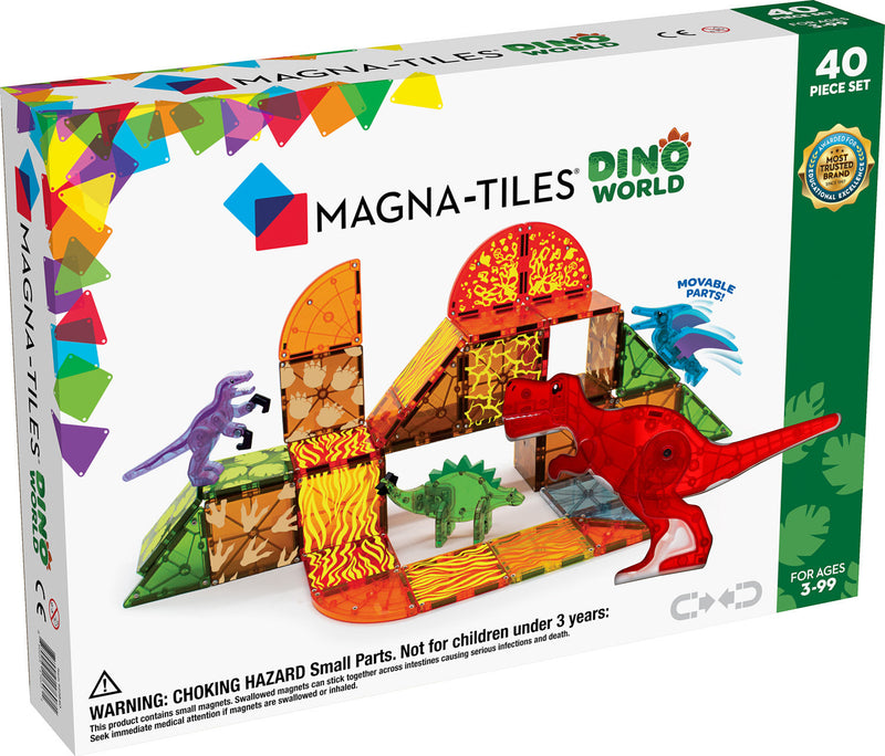 Magna-Tiles Dino World (40 Piece Set)