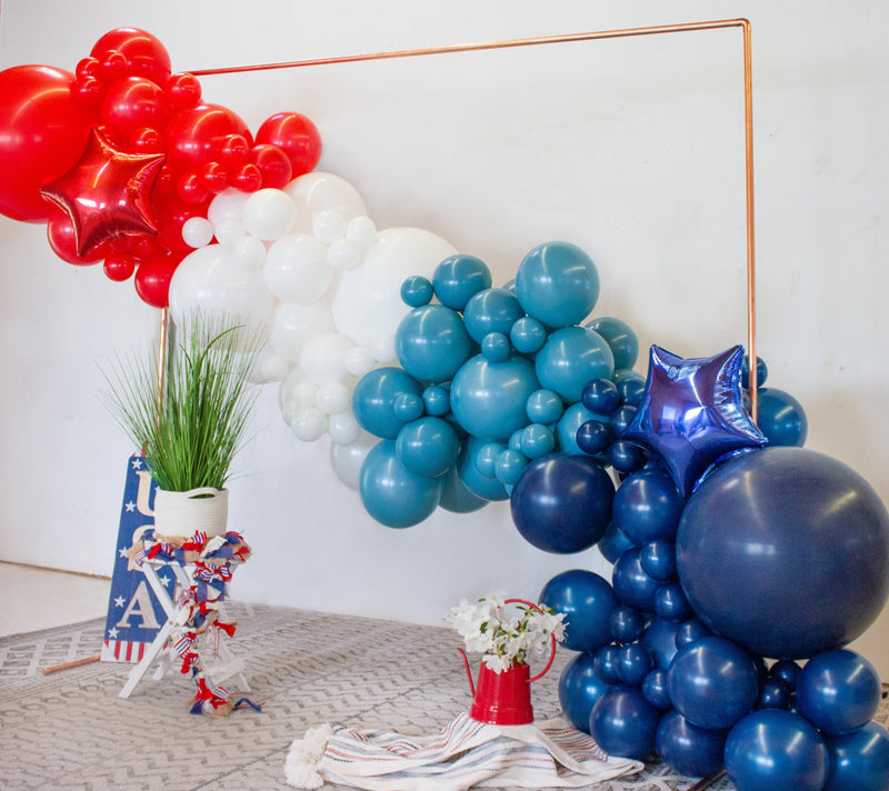 4th of July Balloon Arch - Patriotic Balloon Garland Kit