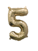Giant Gold Mylar Foil Number Balloons (32 Inches)
