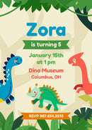 Dinosaur Invite Digital Download