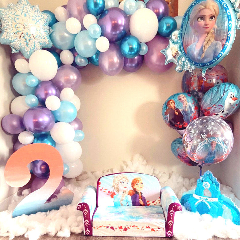 Frozen Themed Balloon Arch - Balloon Garland Kit