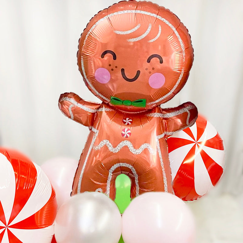 Gingerbread Man Balloon Bouquet Kit