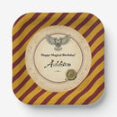 Personalized Wizard Party Plates - 8 Pack