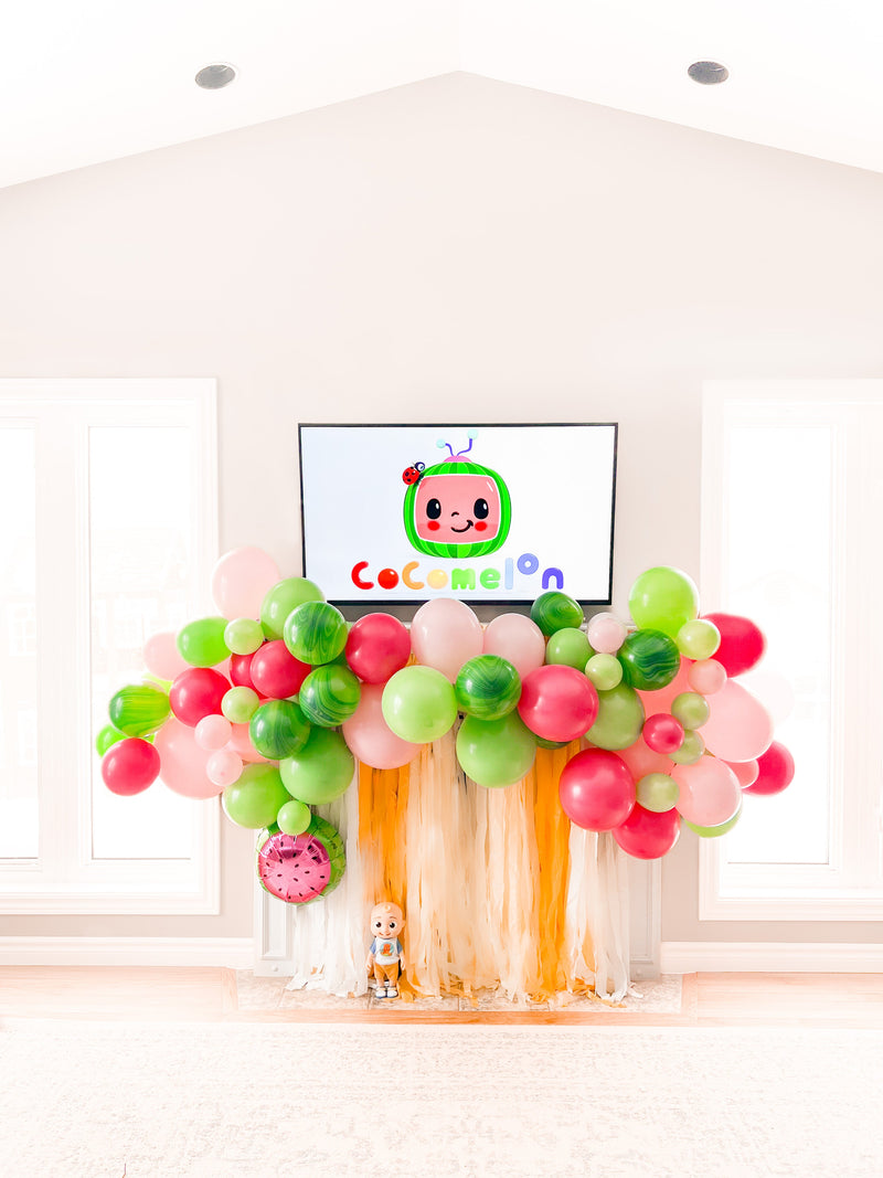 CoComelon Birthday Party DIY Balloon Garland Kit