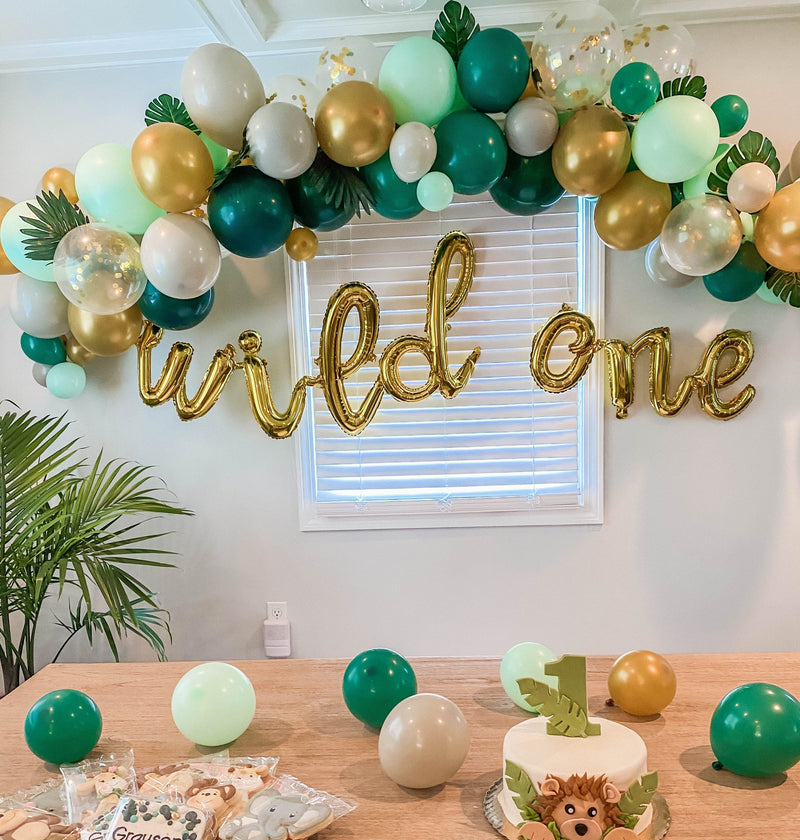 Premium Gold Confetti Latex Balloon Packs (11” and 36”)