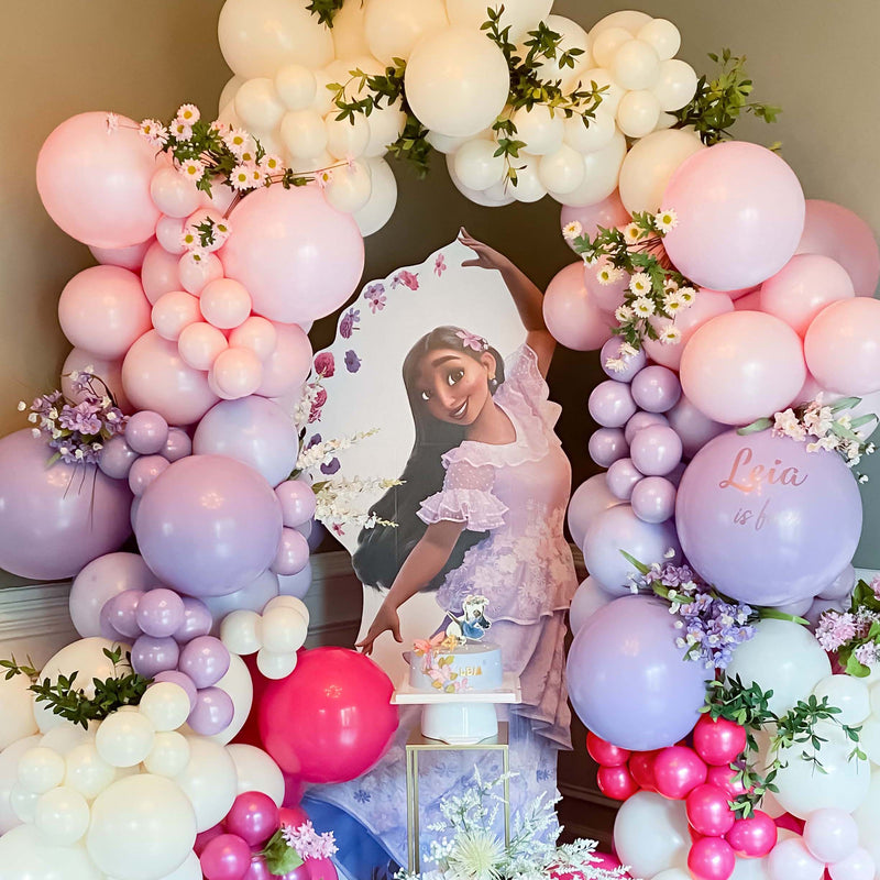 Pink, Purple, & White Balloon Garland Kit