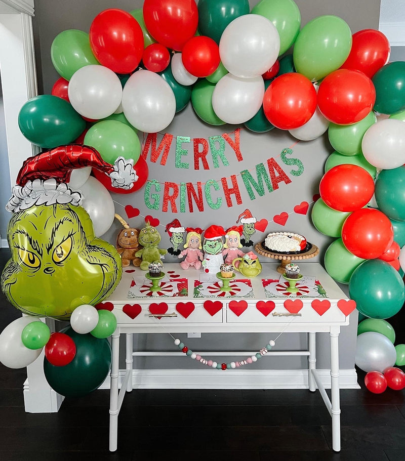 Dr. Seuss's The Grinch with Santa Hat Christmas Balloon (29-Inches)