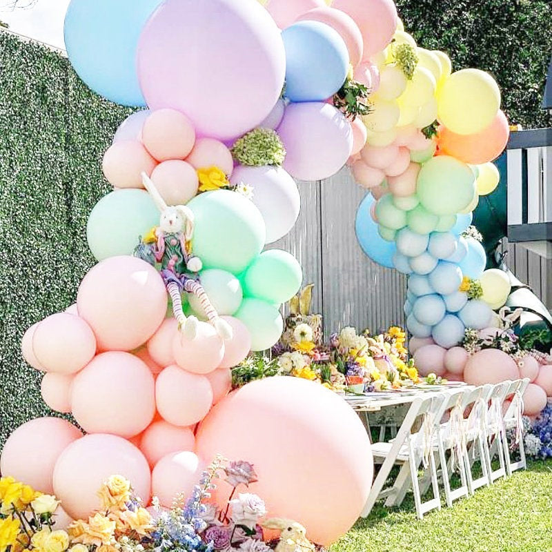 Pastel Rainbow Mini Balloon Cake Topper Kit