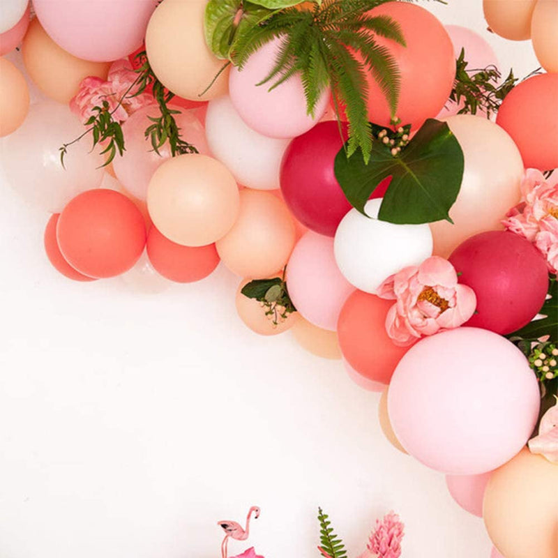 Tropical Balloon Arch - Pink Balloon Garland Kit