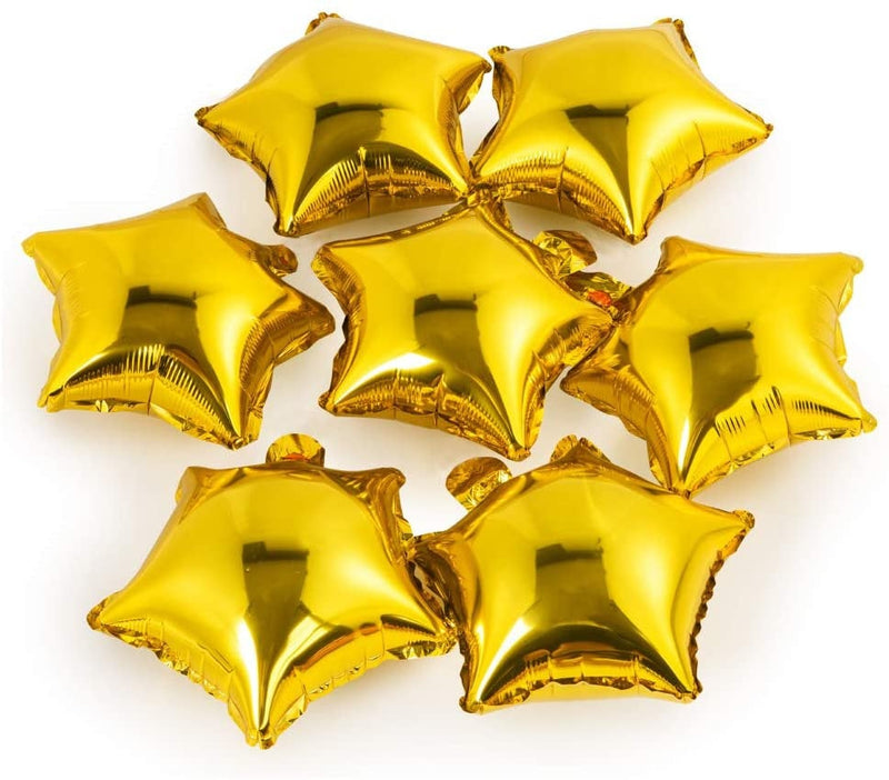 7-Pack Moon & Star Balloons