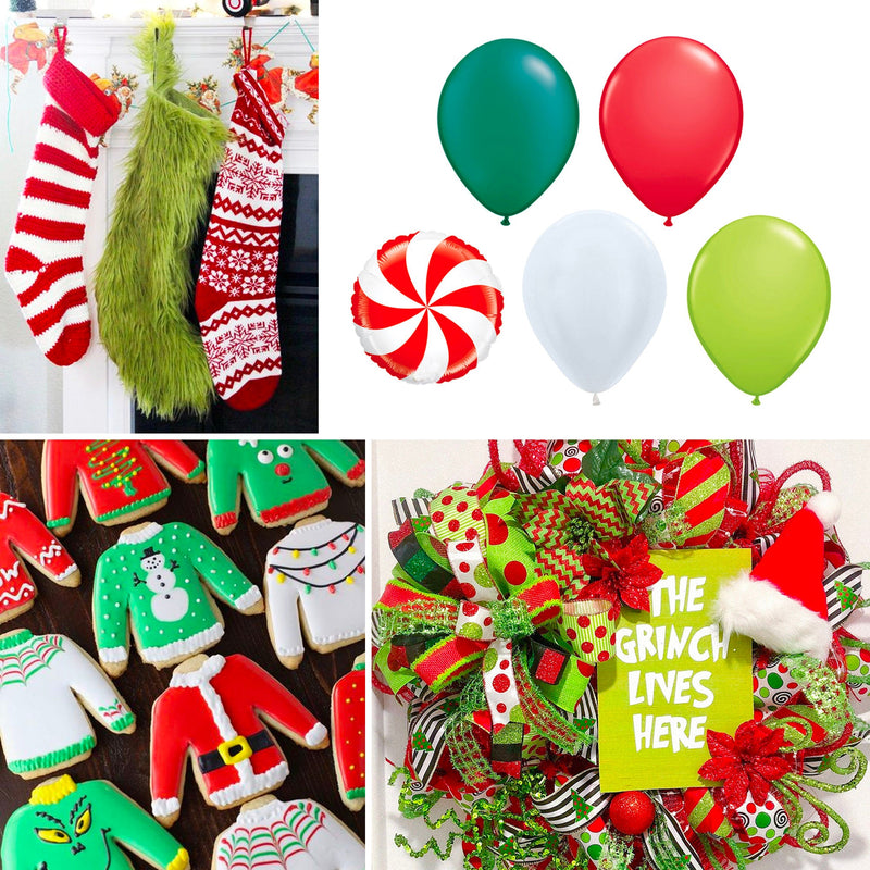 The Grinch Christmas Balloon Arch Kit