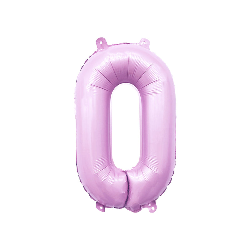 Giant Pastel Pink Mylar Foil Number Balloons (32 Inches)