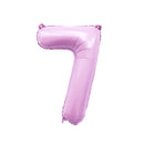 Giant Pastel Pink Mylar Foil Number Balloons (32 Inches)