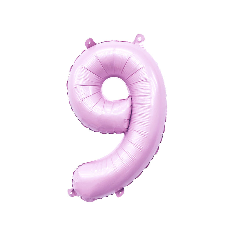 Giant Pastel Pink Mylar Foil Number Balloons (32 Inches)