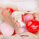 Assorted Mini Red Pink White Heart Balloons 6" (12 Pack)