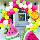 Tropical Orange Slice Mylar Foil Balloon (18 Inches)