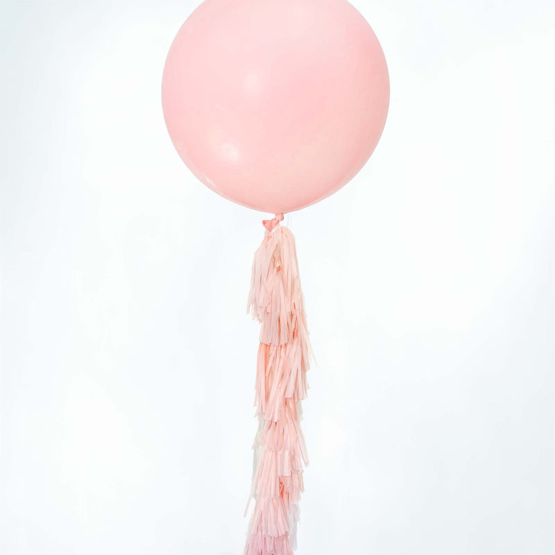 Pastel Pink Paper Tassel Tail - Tassel DIY Garland Kit